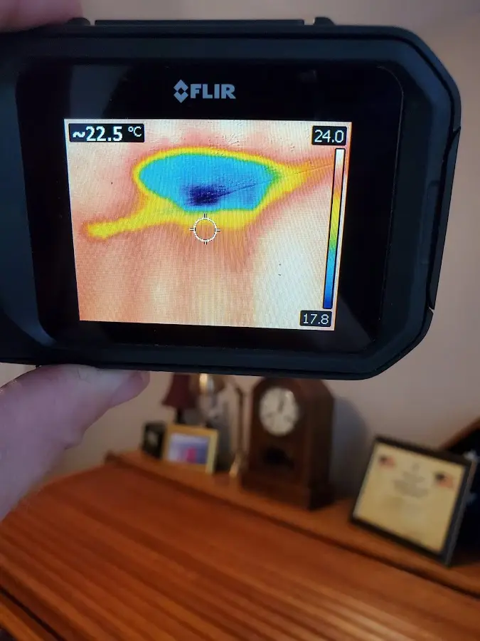 Thermal imaging inspection for water damage in Yelm